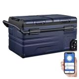 75 Qt Frost Free Car Fridge Blue Cooler