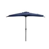 Fiji 9 ft Outdoor Market Umbrella Navy Blue