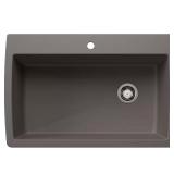 Diamond Silgranit Sink, 33.5" Drop-...