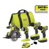 RYOBI 18V 4-Tool Set