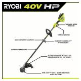 RYOBI 40V Brushless Trimmer w/ Battery/Charger
