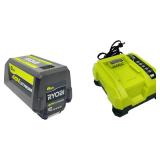 RYOBI 40V 6.0Ah Battery and Rapid Charger Kit
