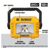 DEWALT 20V Max 2000-Lumen LED Light (No Battery)
