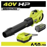 40V Brushless Leaf Blower w/ 4.0Ah Battery