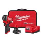 Milwaukee M12 Stubby 3/8" Impact Kit