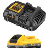 DEWALT 20V MAX Battery & Charger Combo 4Ah