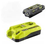 Ryobi 18V/40V Starter Kit + 2Ah Battery