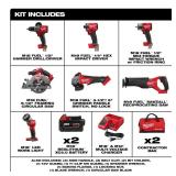 M18 FUEL 18V Brushless Combo Kit w/ 2x5Ah