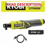 RYOBI USB Lithium 3/8 in Ratchet Kit w/ 2.0Ah