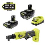RYOBI ONE+ 18V Cordless 3/8 in Ratchet Kit