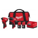 M12 Subcompact Brushless 2-Tool Kit