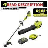 RYOBI 40V Brushless Blower & Trimmer (Tool Only)