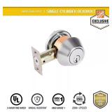 Universal Hardware Deadbolt, Satin Chrome