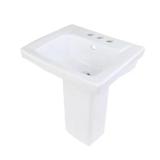 WeeWash 21.5" Child Pedestal Sink, White