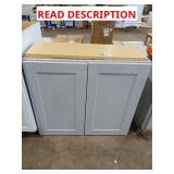 33"x30"x12" grey kitchen cabinet