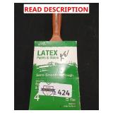 4 " Latex semi smooth paint brush