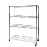 Seville Classics 4-Tier Utility Shelving Unit