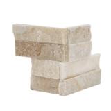 Arctic Golden Ledger Corner 6x6 Tile (2 sq ft)