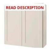 Hampton Bay Avondale 30 in. Wall Cabinet **HAS DA
