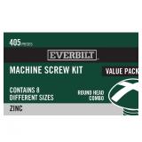 405-Piece Zinc-Plated Machine Screw Kit