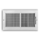 Everbilt 12x6 2-Way Steel Register White
