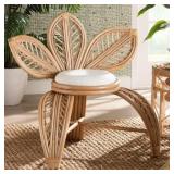 bali & pari Gresham Rattan Chair, Brown