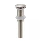 Bathroom Sink Pop-Up Drain in Brushed Nickel