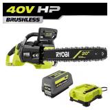 40V HP Brushless 20 in Chainsaw w/8Ah Battery