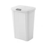 (4) Sterilite 13 gal Touchtop Wastebasket, White