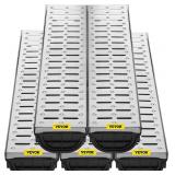 VEVOR Trench Drain 5 Pack, HDPE 5x39 in