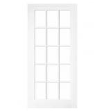 30 in. X 80 in. X 1-3/8 in. Clear Glass 15-Lite T