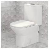 Naples 25" Dual-Flush Toilet, 12" rough-in