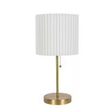 18 in. Table Lamp Brass 2 x bid