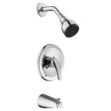 Aragon Single-Handle Tub/Shower Faucet Chrome
