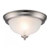11.25 in. 2-Light Flush Mount Light