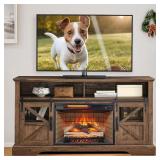 Electric Fireplace TV Stand w/ Insert