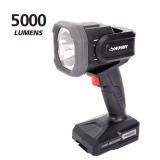 Husky 5000 Lumen Hybrid Power Spotlight