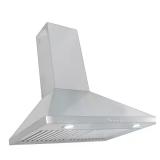 30 in. 900 CFM Ducted Wall Mount Light, SS