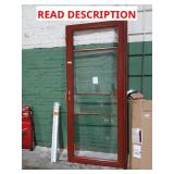 Red Storm Door