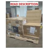 Skid Lot: Dining Set (Box 1 of 2), Toilet, Headbo