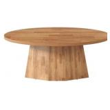 Kerlin 47" Wood Oval Coffee Table