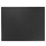 Bubble Flex Black Door Mat 3x4 Indoor