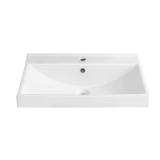 Carre 24 in Vanity Top Sink, Single Hole