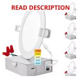 5in Ultra-Thin LED Recessed Light 12W 1-Pack