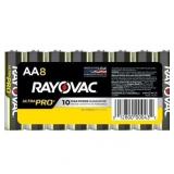 Rayovac Ultra Pro Alkaline AA Batteries, 8 Pack