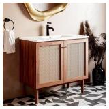 Ceramic Vanity Top, White