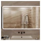 60 x 36 in Framed LED Vanity Mirror