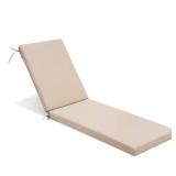 Chaise Lounge Cushion, Beige (20.9x71.8)