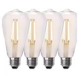 Feit 60W ST19 Dimmable LED Bulbs, 4-Pack