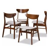 Baxton Studio Parlin Dining Chair 4-piece Set